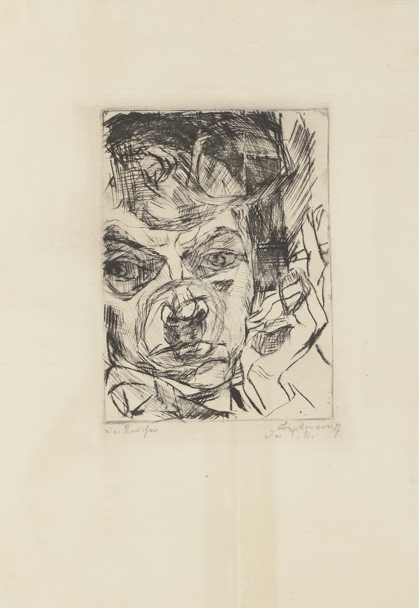 The Smoker Self Portrait 1916