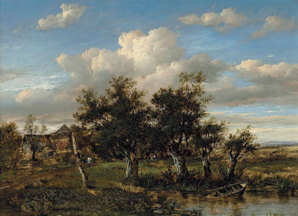 An Old Farmstead Near St Albans 1829