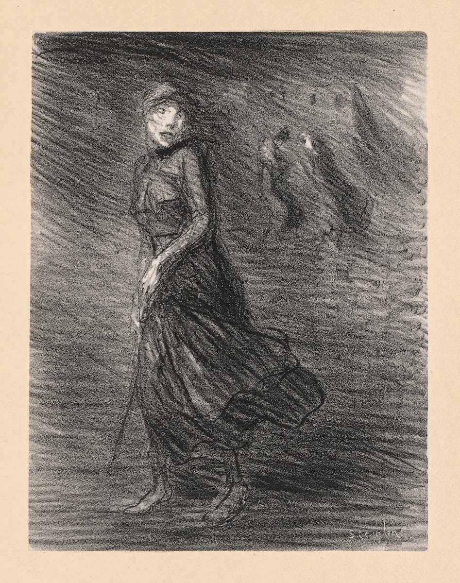 In the Street Dans la Rue 1911