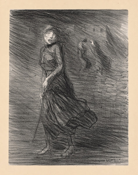 In the Street Dans la Rue 1911
