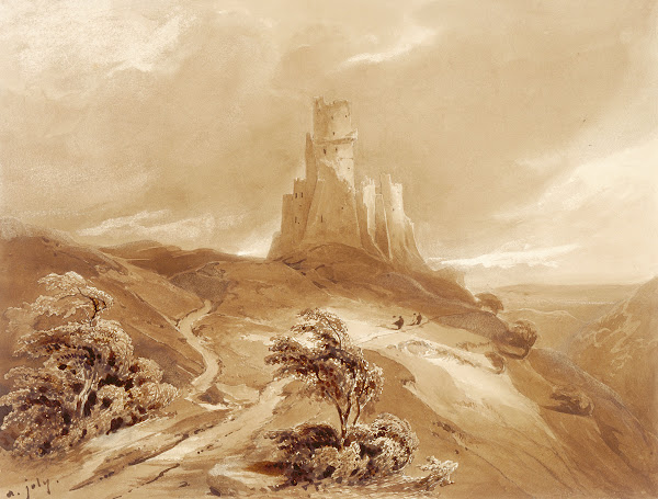 Ruins of a Château de Tournoel c 182530