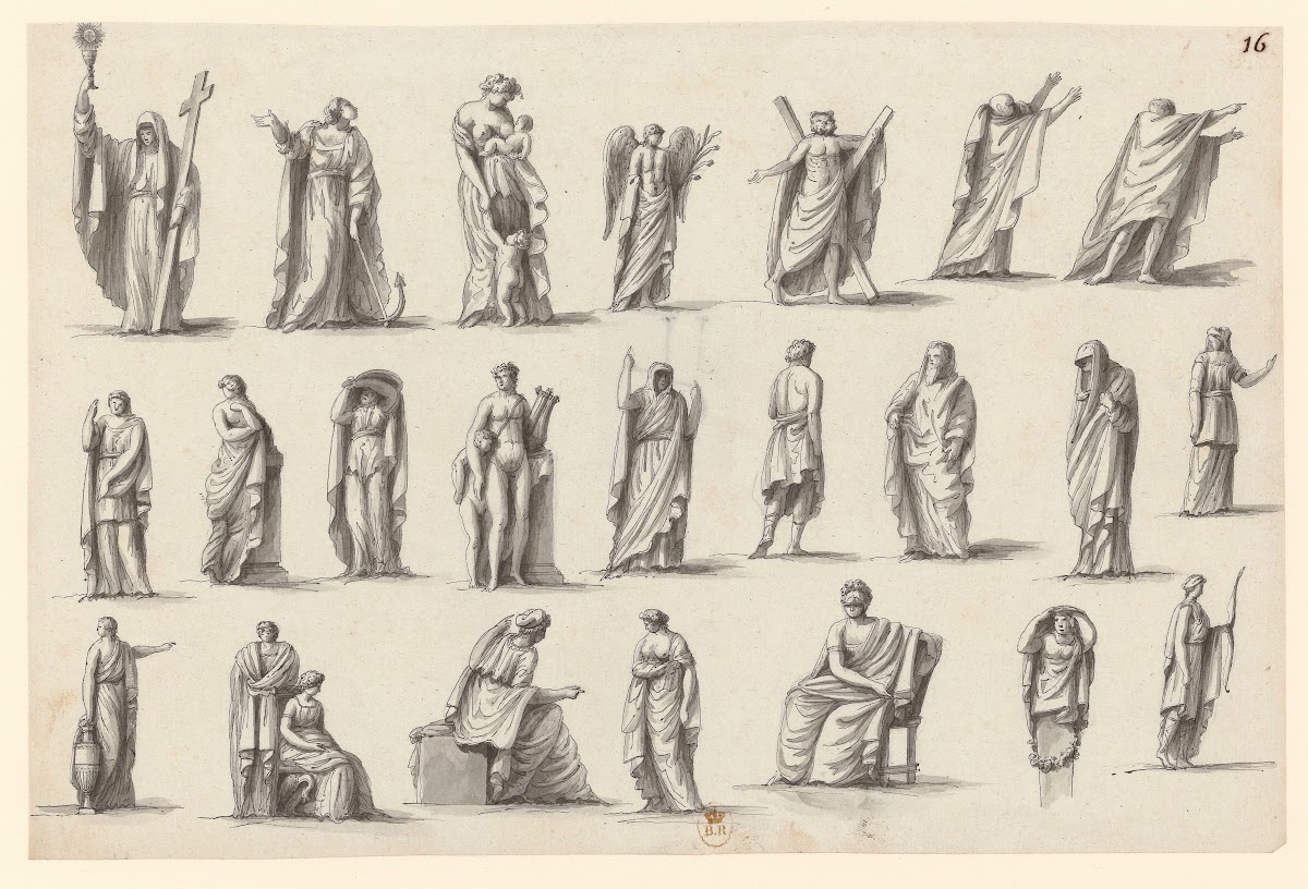 Etudes de figures 1777 1825
