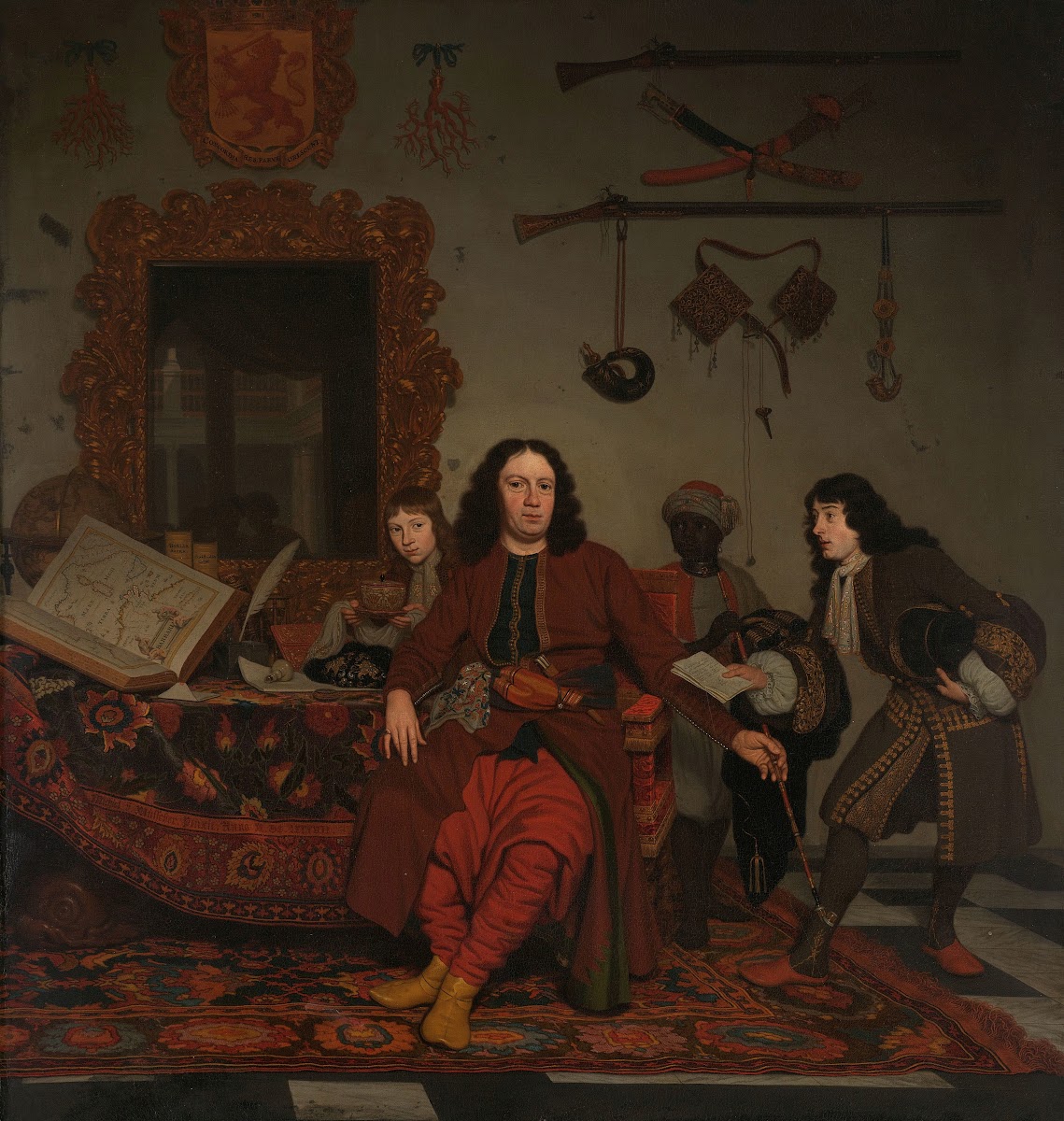 Thomas Hees and his Servant Thomas and Nephews Jan and Andries Hees 1687