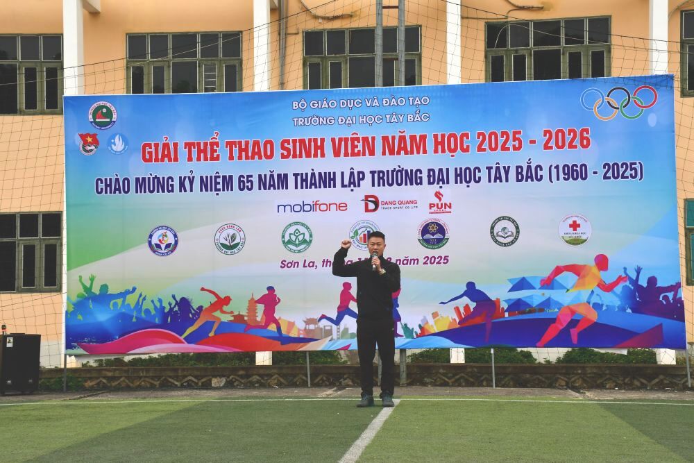 Giải thể thao sinh viên năm học 2025 - 2026 chào mừng  kỷ niệm 65 năm ngày thành lập Trường Đại học Tây Bắc  (1960 - 2025)