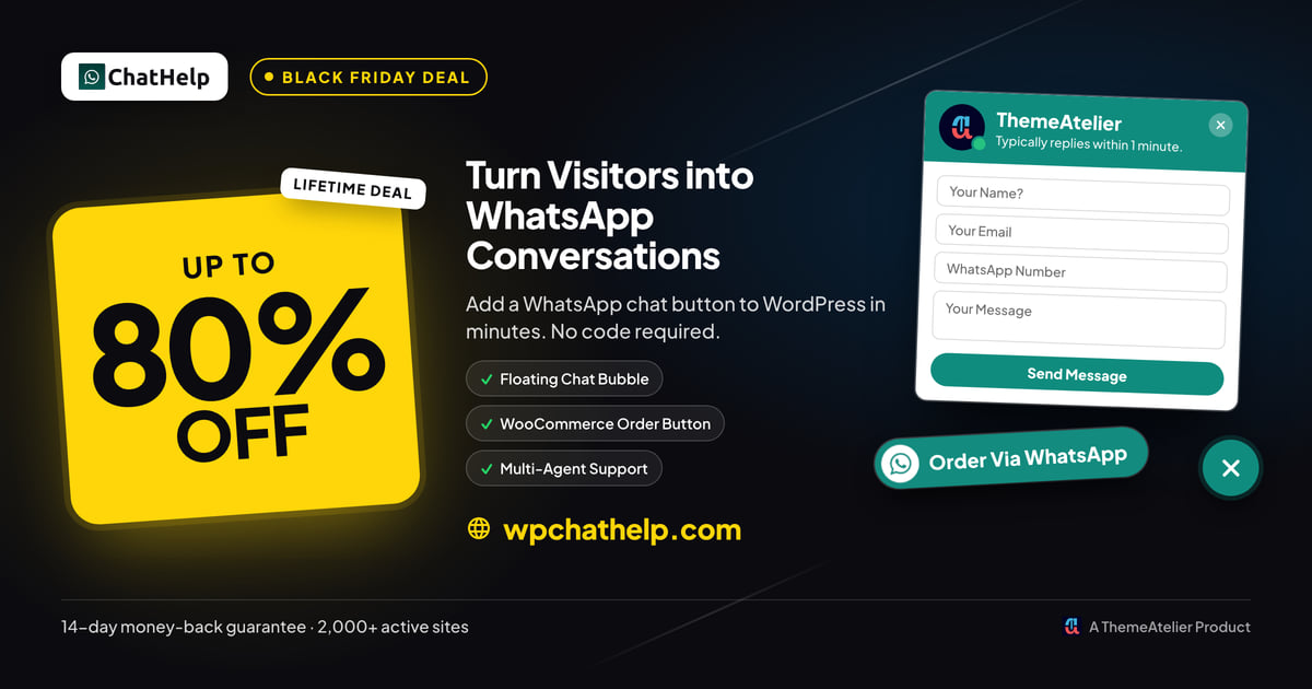 WhatsApp Chat Help deal