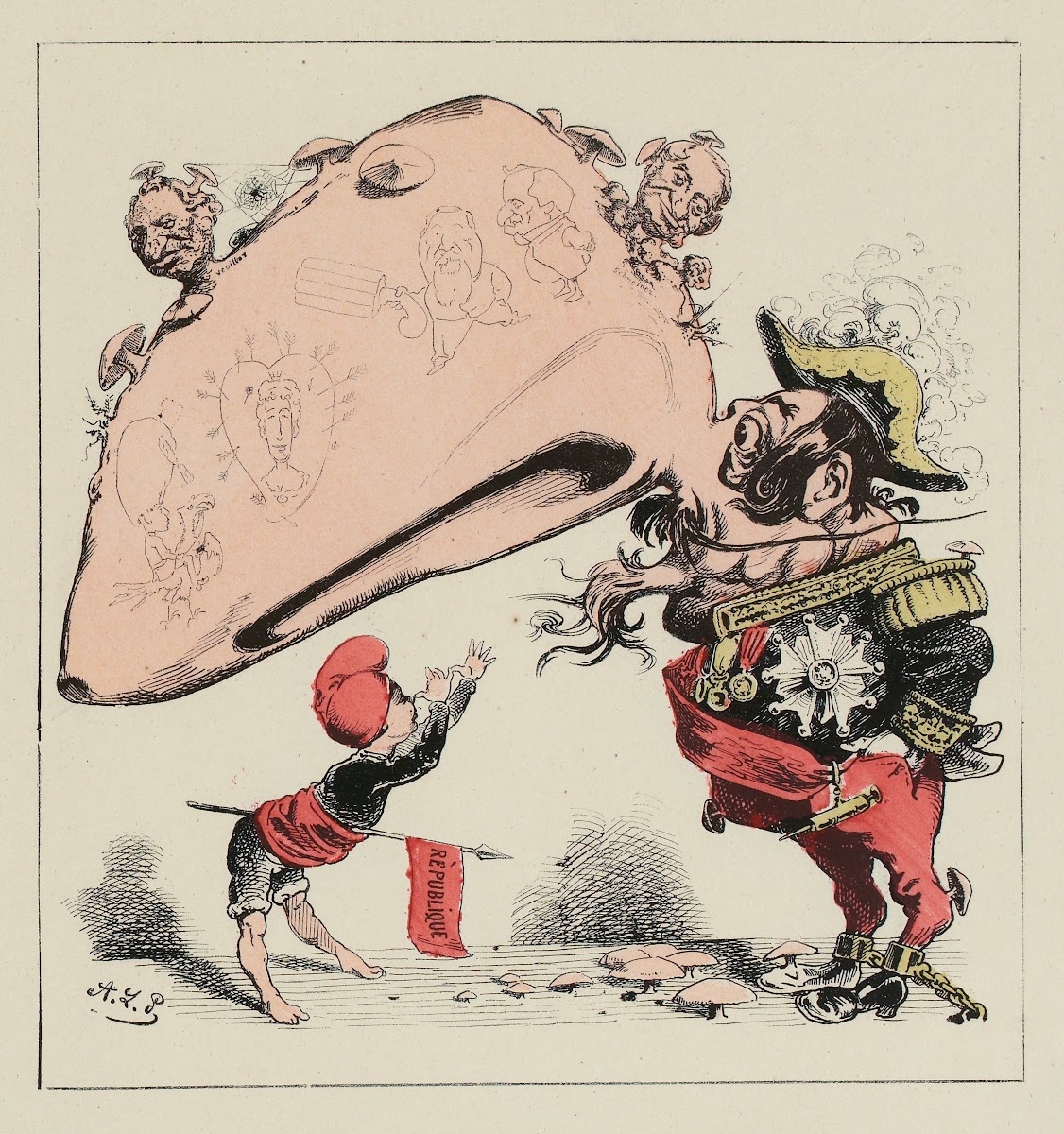 Ta encore ltemps dfaire ton nez mon bonhomme 1870