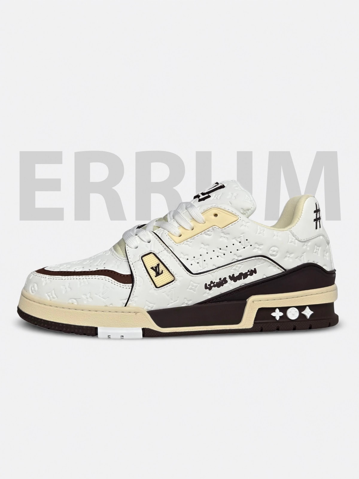 Louis Vuitton LV Trainer White Mocha (1:1)