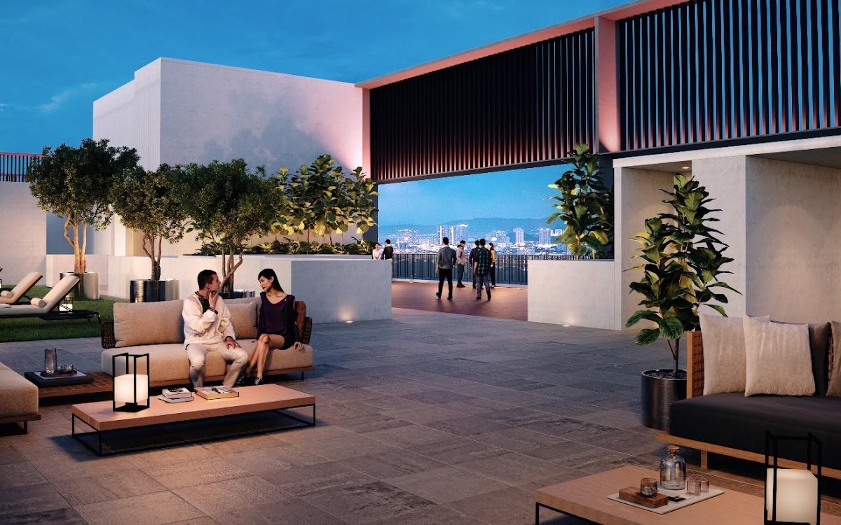 Luminar Residence, Federal Avenue — sky lounge terrace