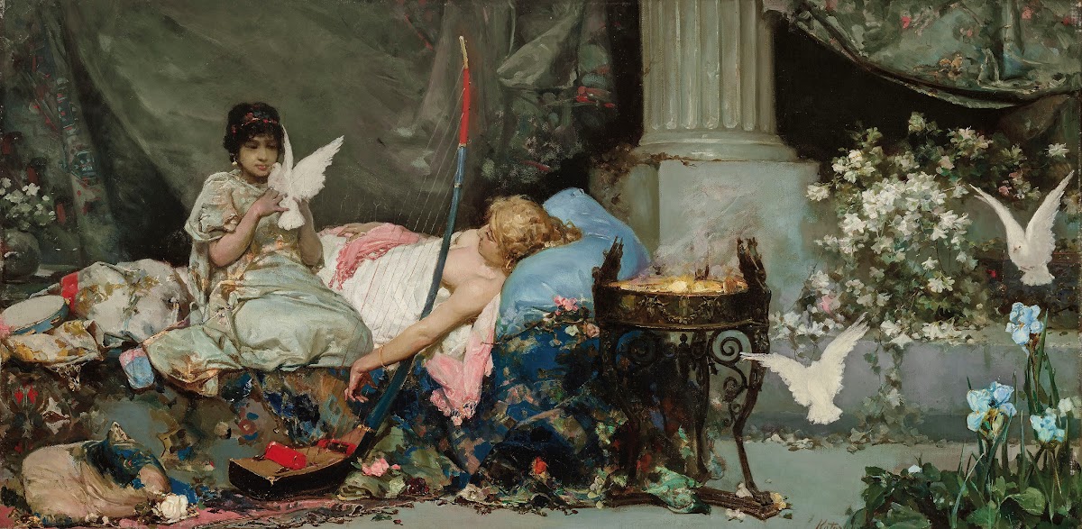 Favorite of the Seraglio with her Handmaiden