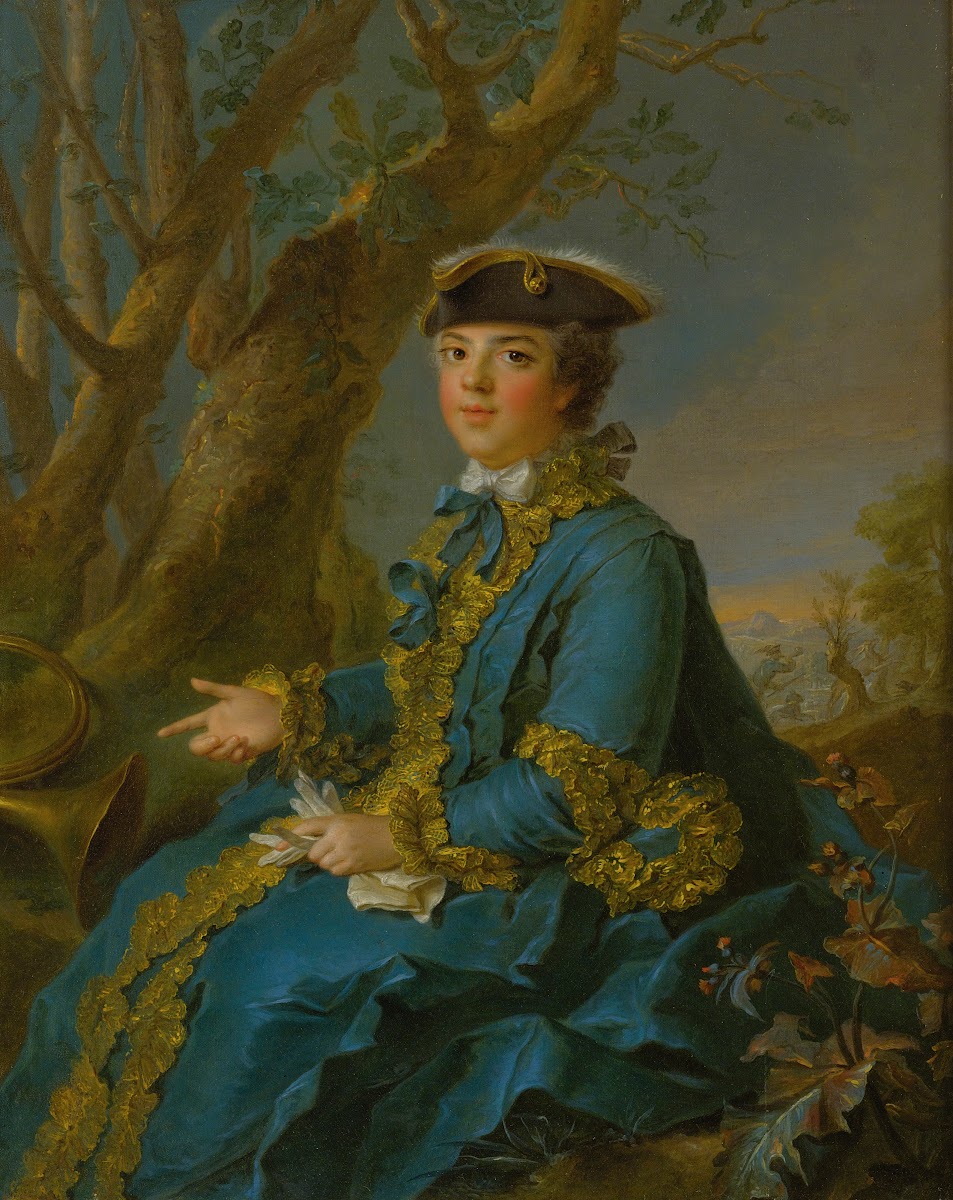 Portrait Of Marie Louise Elisabeth De France Duchess Of Parma
