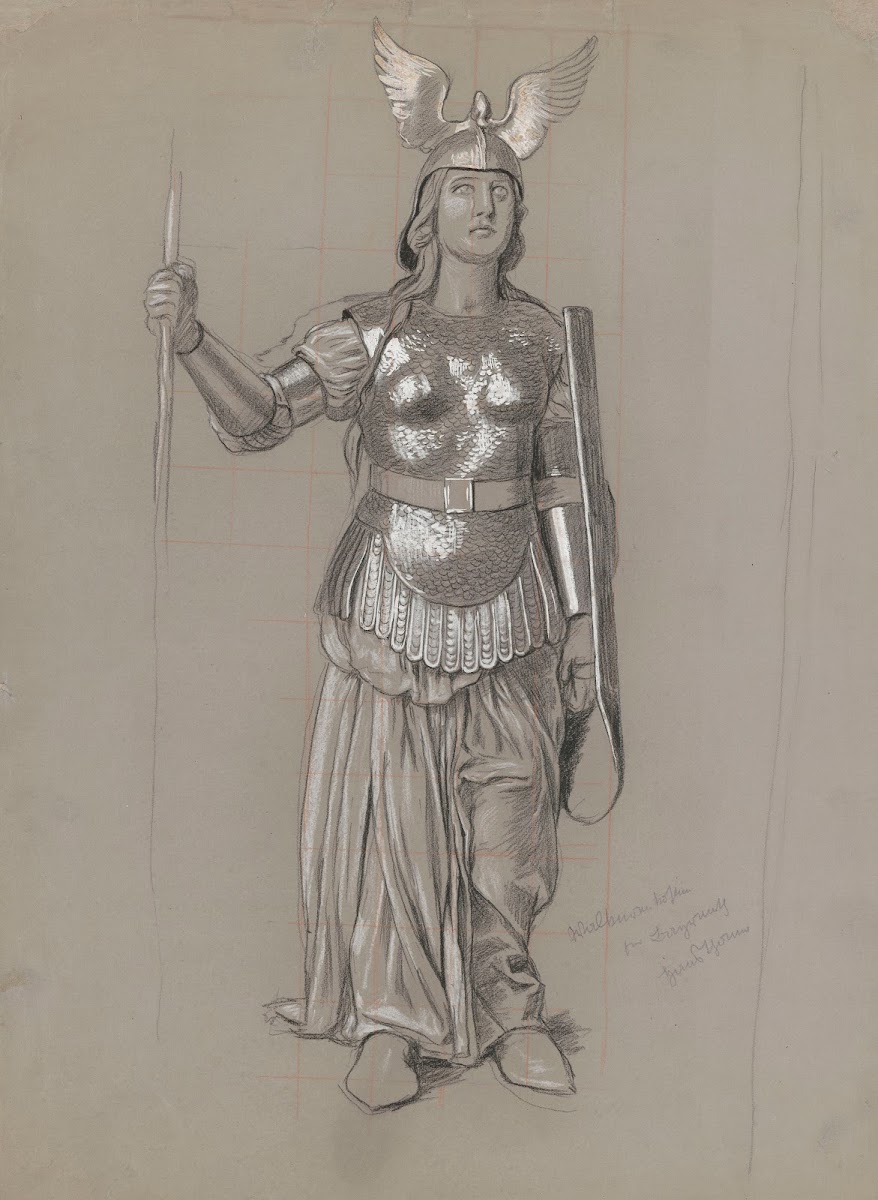 Design for Valkyries costume 4 1895