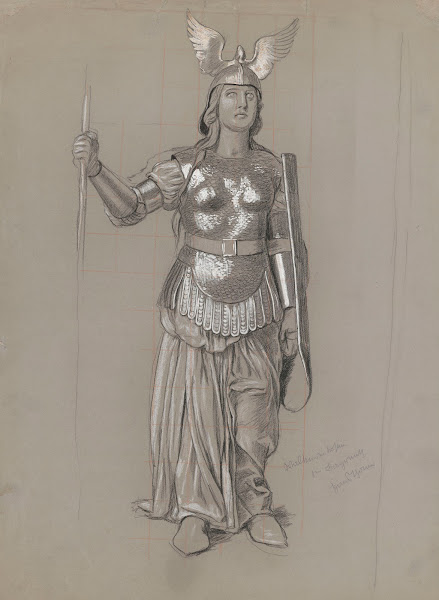 Design for Valkyries costume 4 1895
