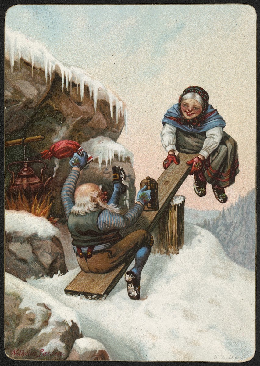 Humorous Christmas motif