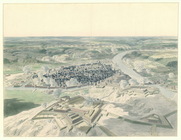 View of Namur from the West during the Siege of 1695 1695