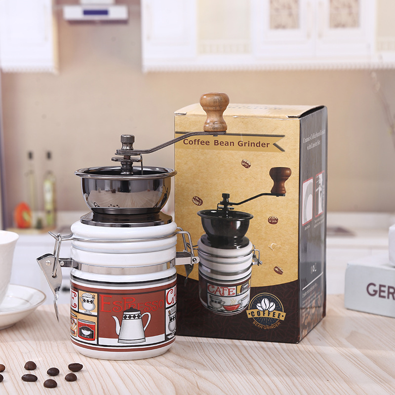 Manuelle Kaffeemühle aus Edelstahl