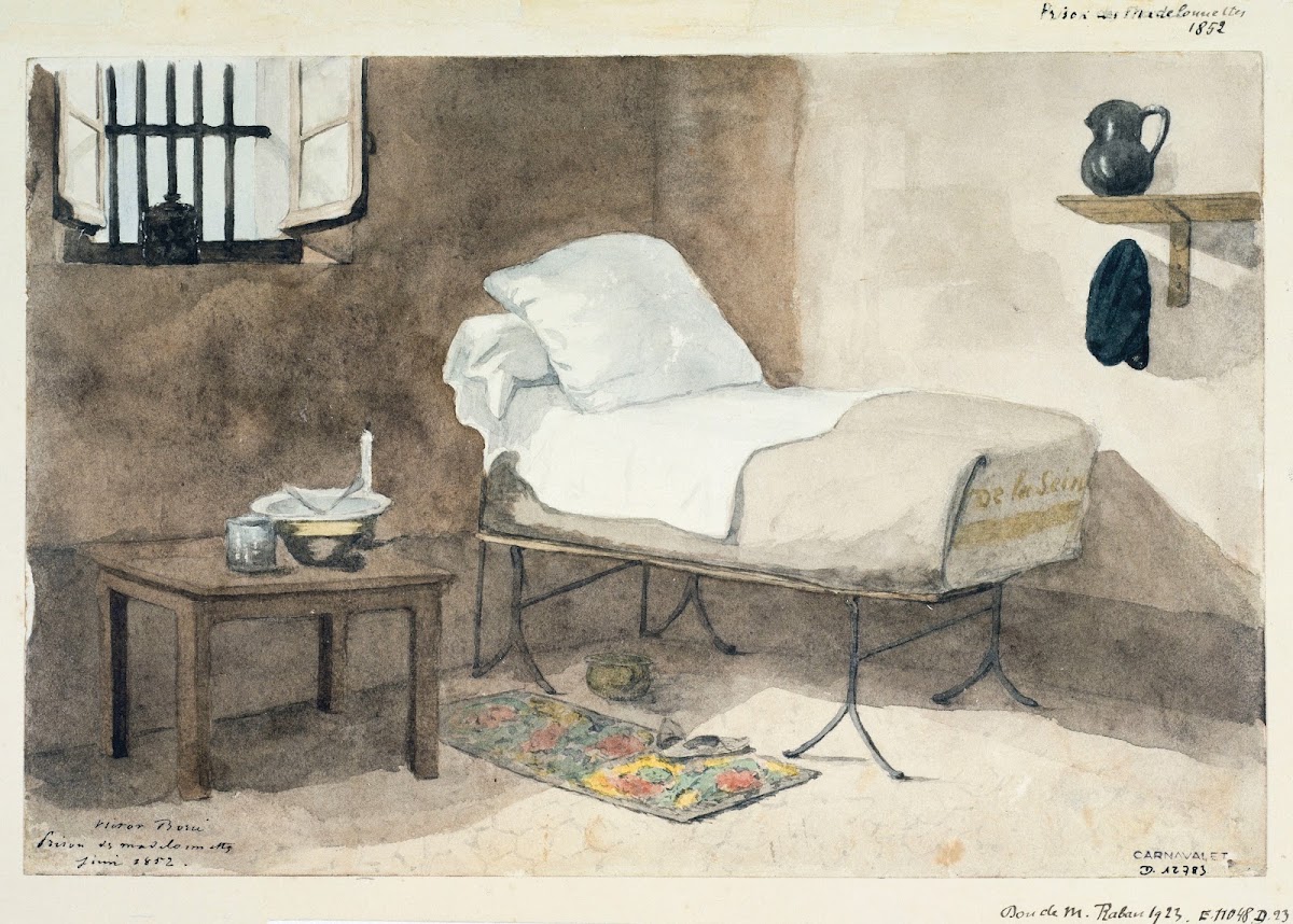 Une chambre de la prison des Madelonnettes 1852