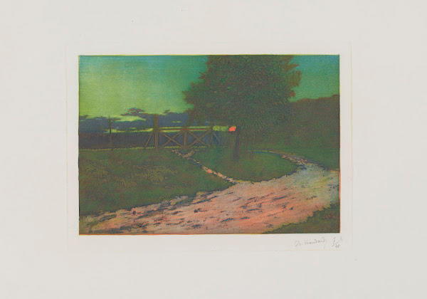 La route du bois à Fontaine 1901