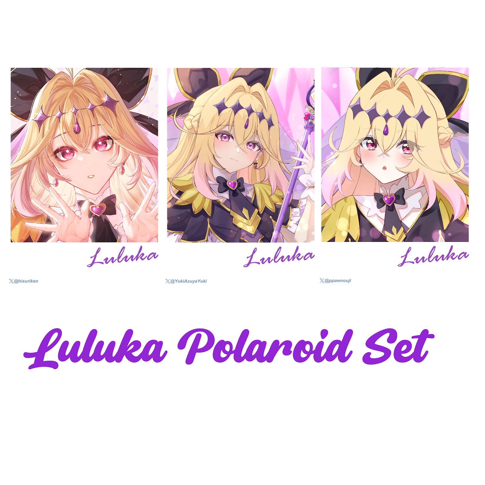 Cure Arcana Shadow Polaroid Set by Karbiter ( Hisurii , Yuki Azuya, Pion Ouji)