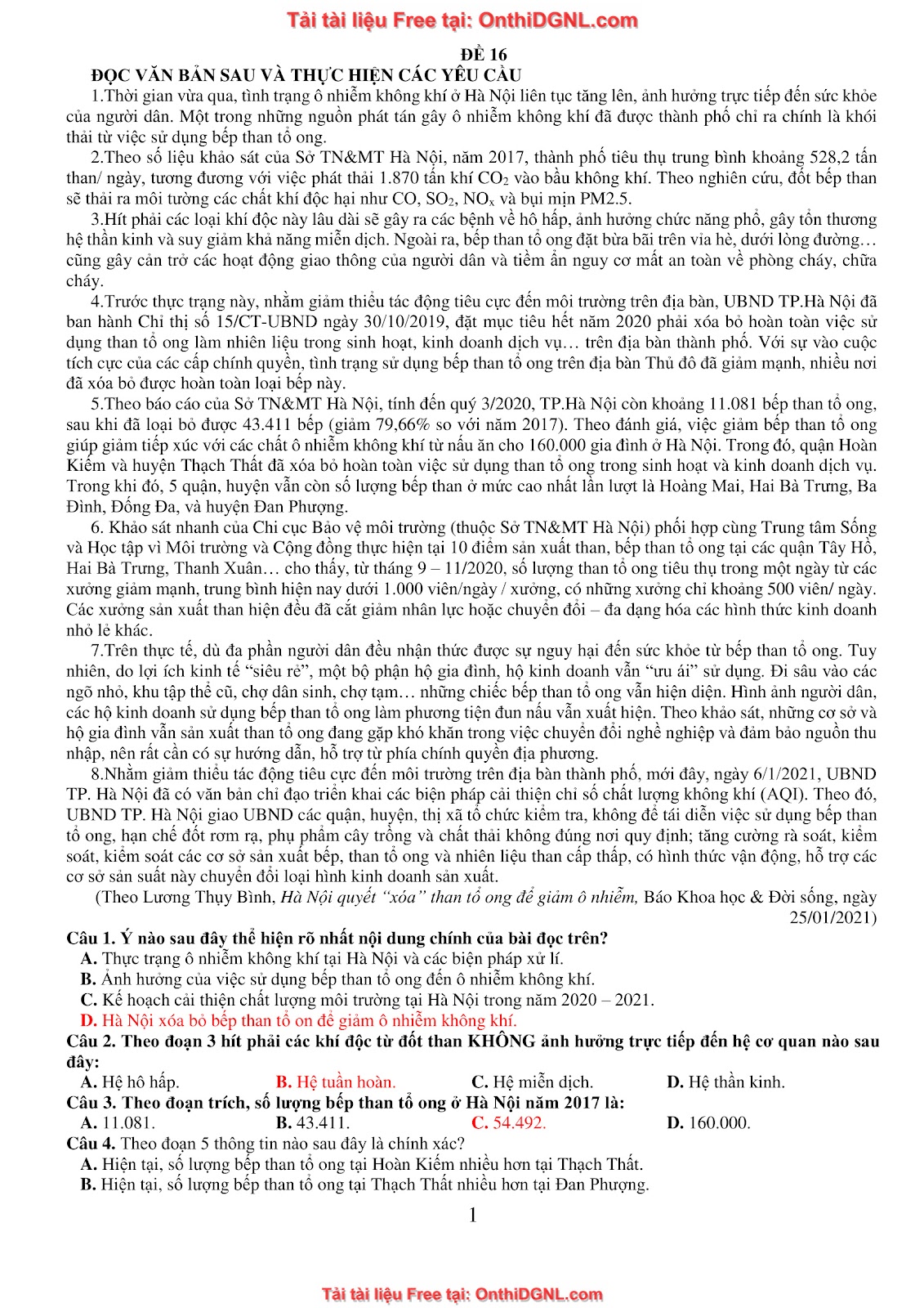 39 Đề ôn HSA - ĐỊnh tính