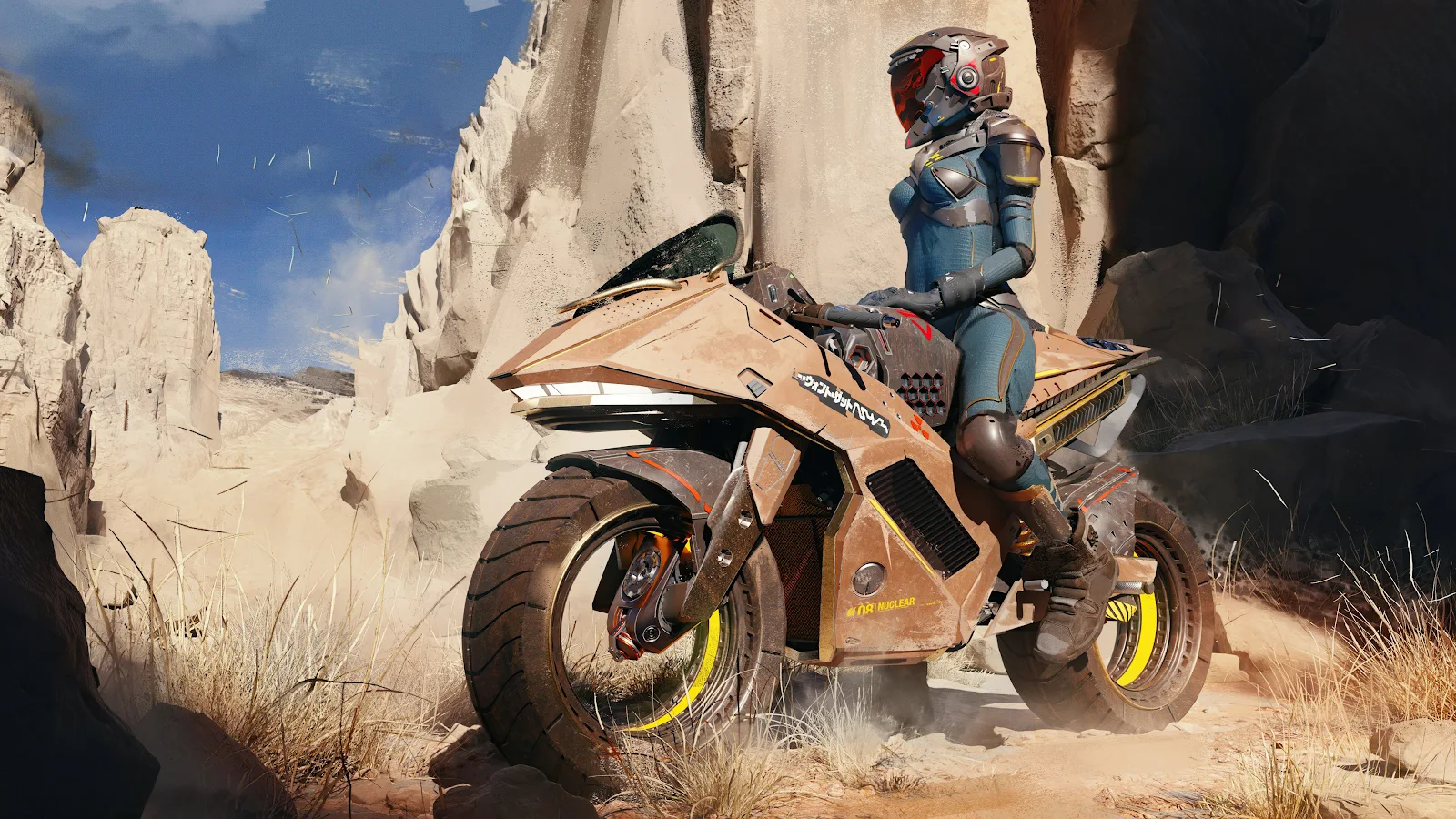 Exobike 4K Desktop Wallpaper
