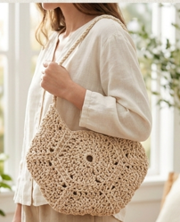 Handmade Macrame Style Bag