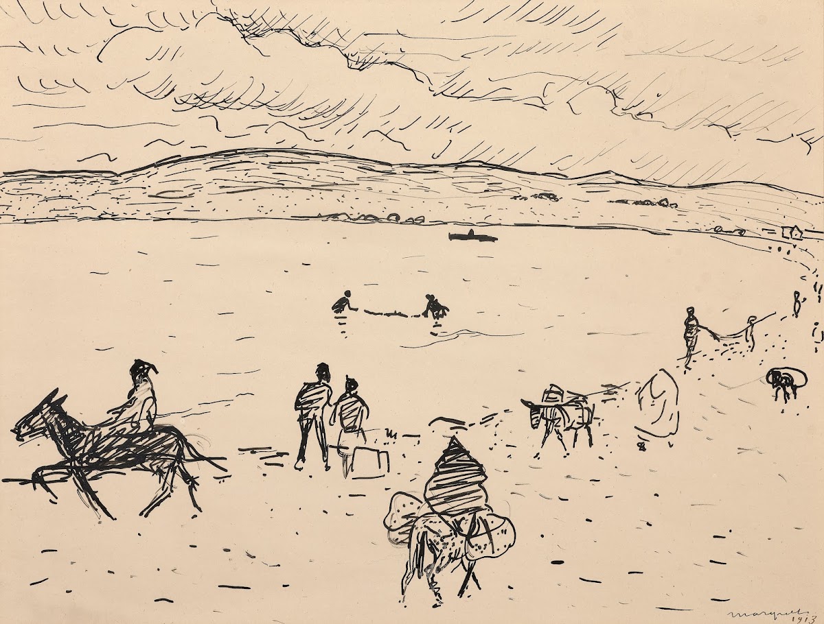 Plage de Tanger 1913