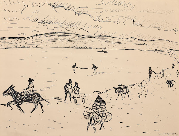 Plage de Tanger 1913