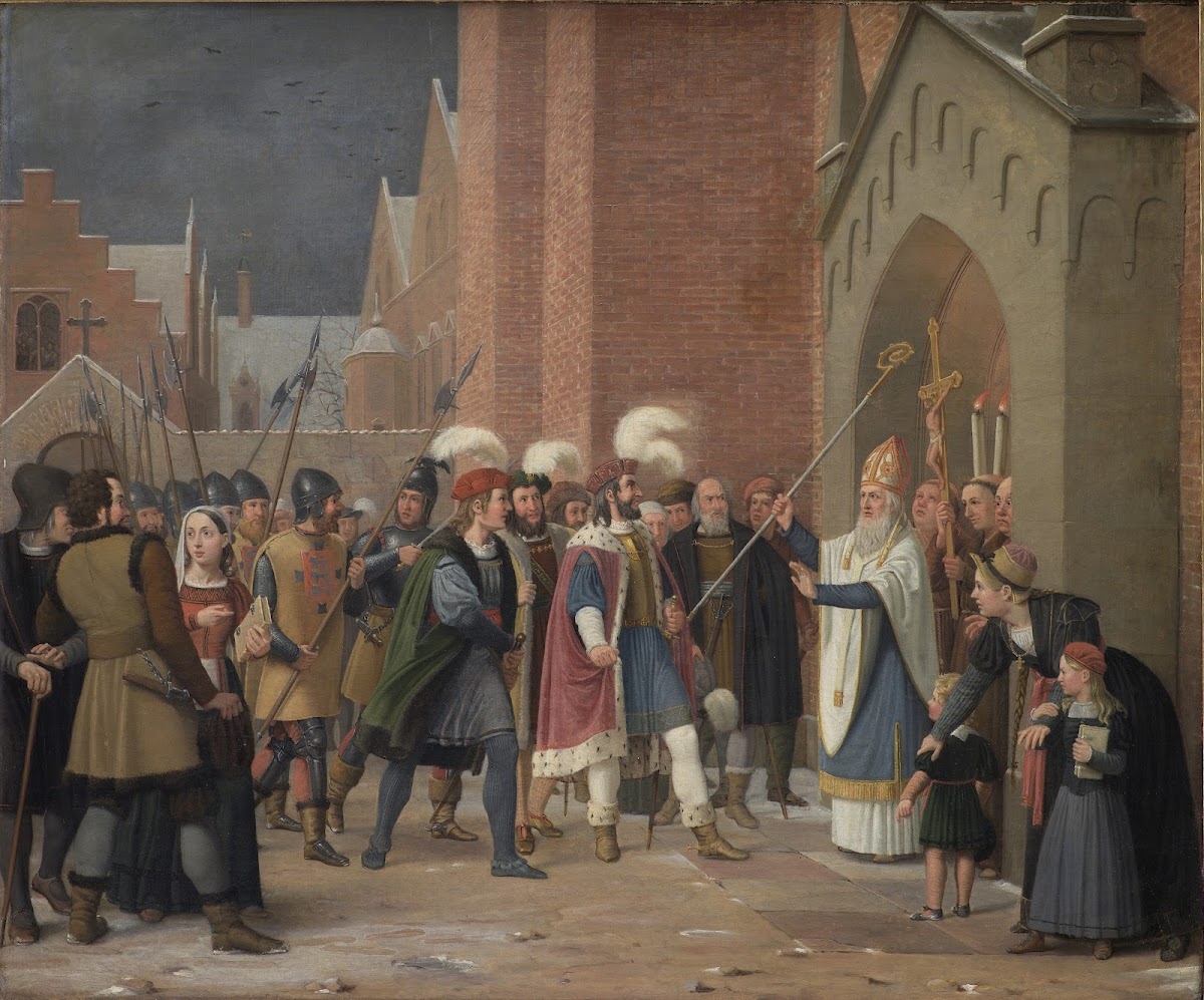 Svend Estridsen and Bishop Vilhelm 1832