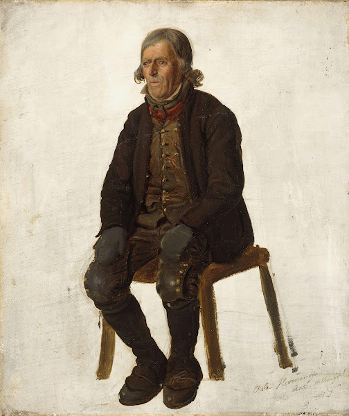 Portrait of Asle Hermandsøn from Hallingdal 1849
