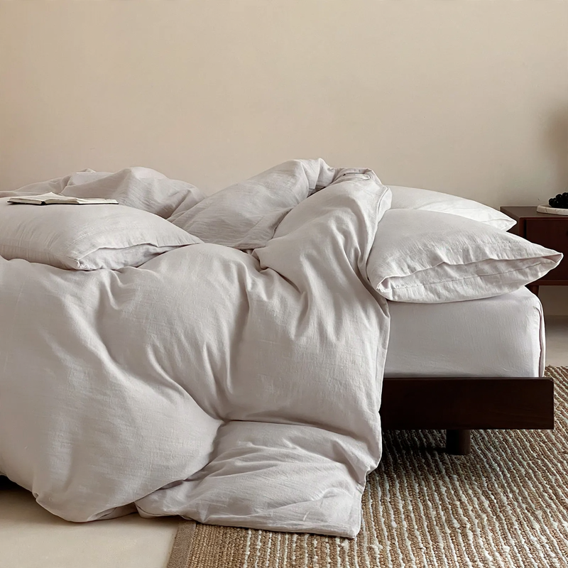 Double-layer Cotton Muslin Bedding Set