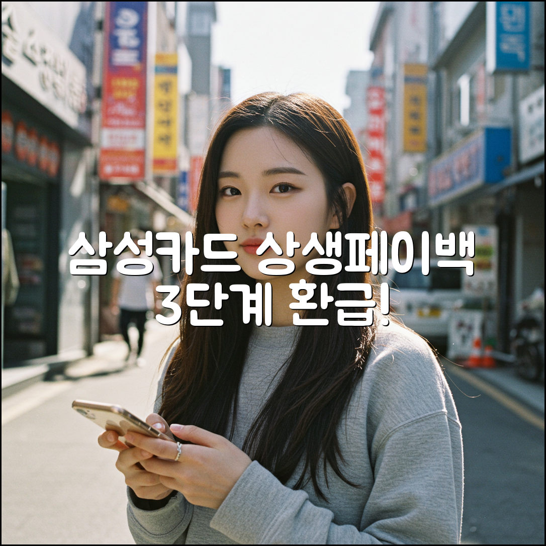 삼성카드 상생페이백 환급! 자격·신청 3단계