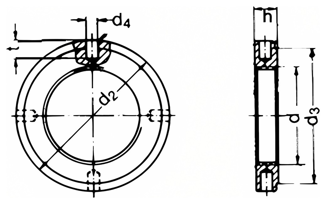 DIN 1816 – Technical drawing