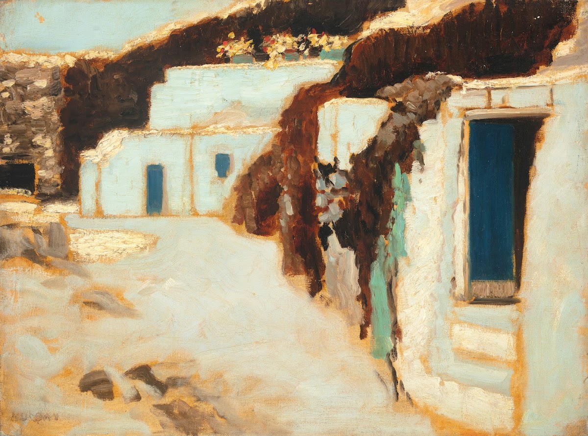Die blauen Türen auf Ponza 1911