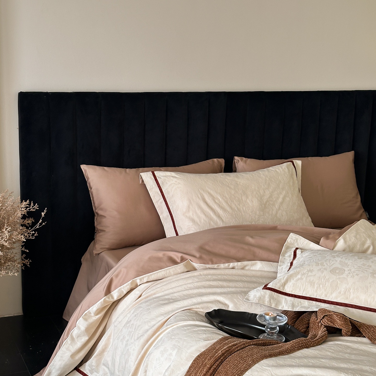 Long-staple cotton bedding, 100s, Jacquard