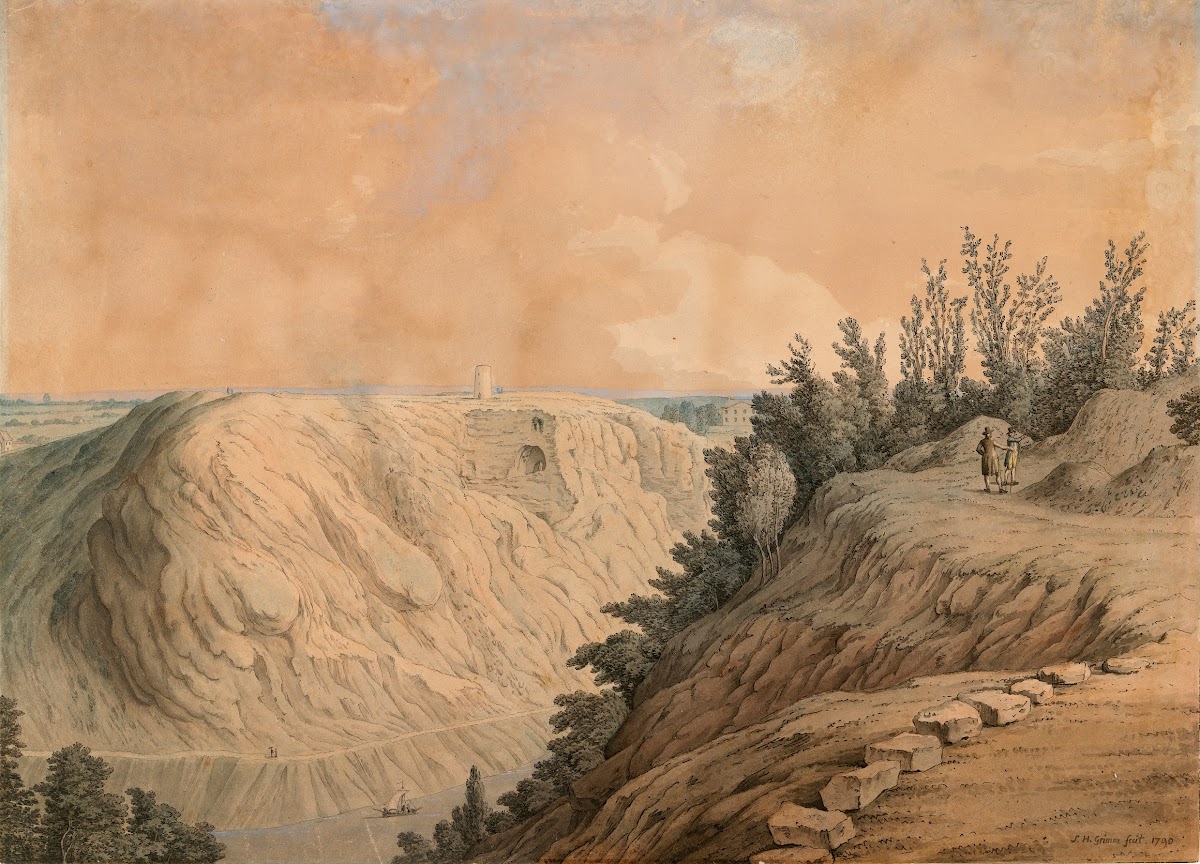 Saint Vincents Rock and Cave The Giants Hole on the River Avon Somerset 1790