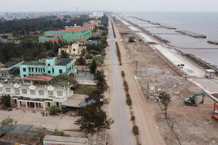 Ninh Bình: Dự án đê biển 500 tỷ đồng ở Hải Thịnh 'chạy nước rút' về đích - Chuyên trang Gia Đình &amp; Xã Hội - Báo Sức khỏe &amp; Đời sống