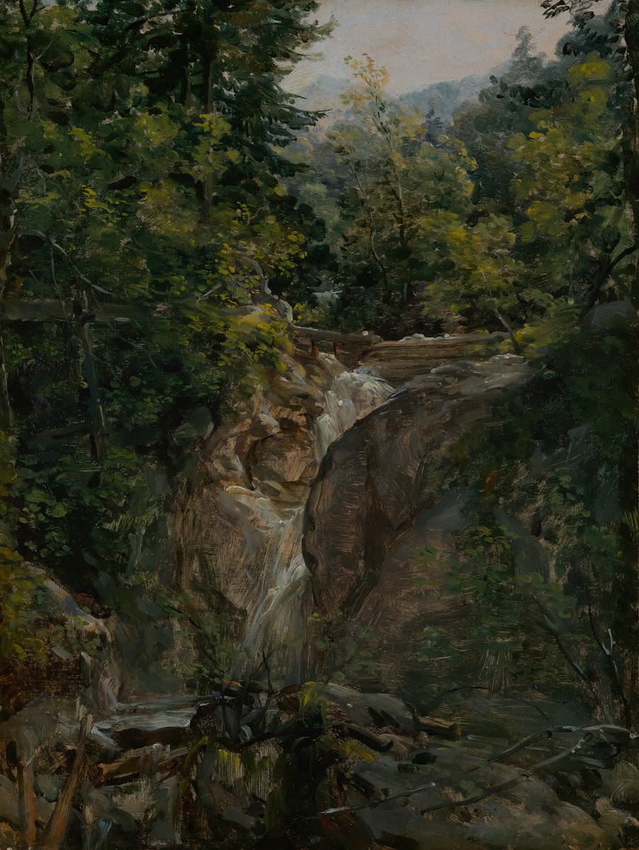 Wasserfall bei Ohlstadt ca 1820
