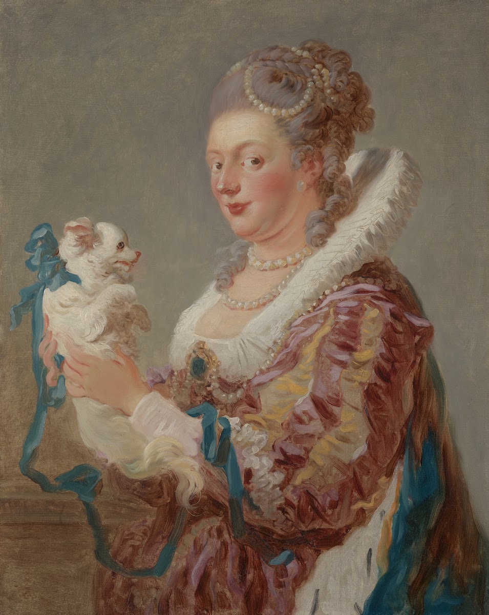 A Woman with a Dog ca 1769