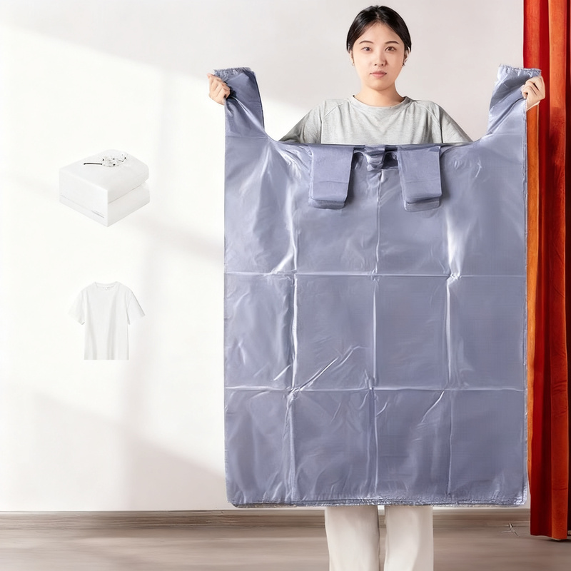 Storage box for bedding and clothing