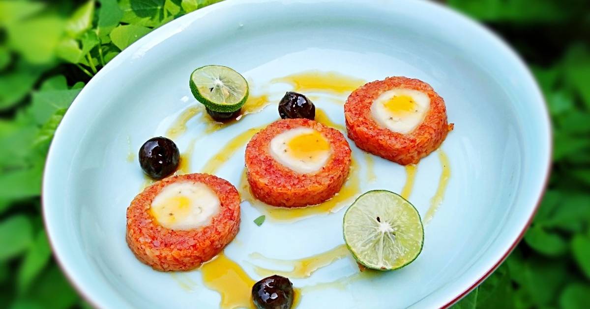 Nếp gấc bọc chuối