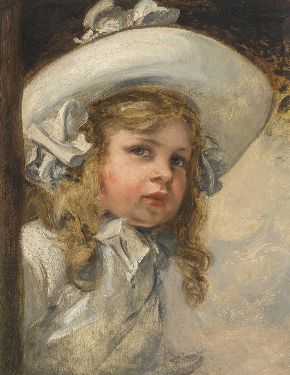 Doris Tochter des Künstlers 1901