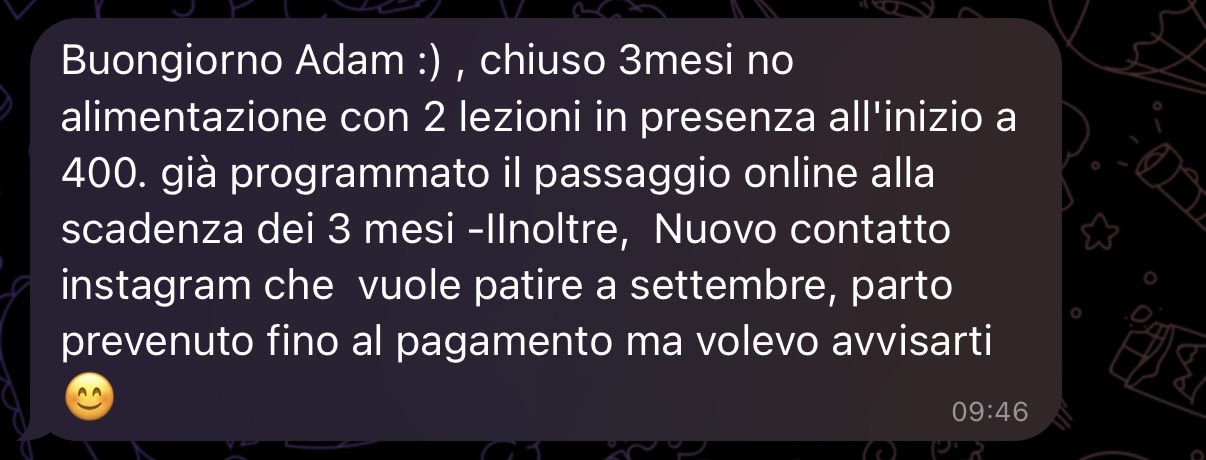 Risultato cliente 14