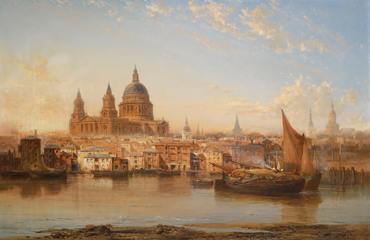 St Pauls From The River 1885