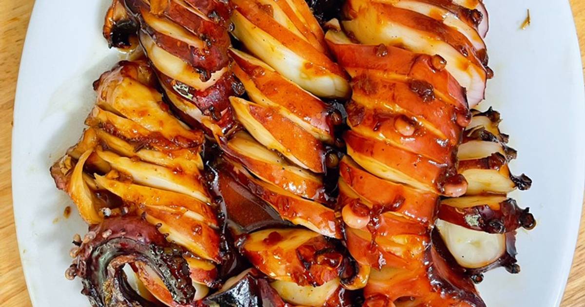 Râu bạch tuộc nướng