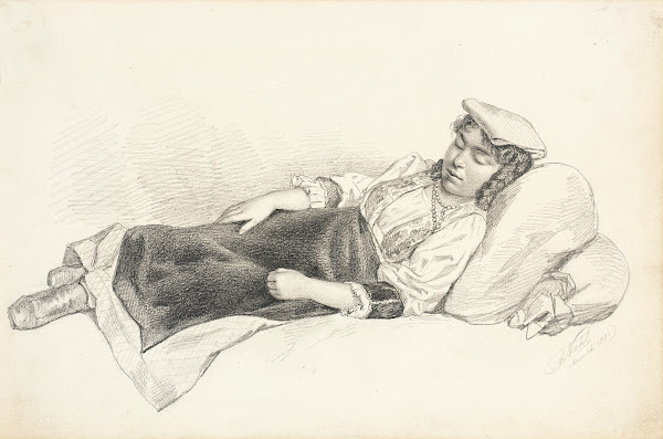 Reclining Peasant Girl 1881