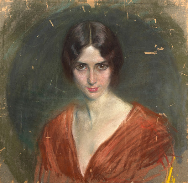 Presumed portrait of Cléo de Mérode 1902
