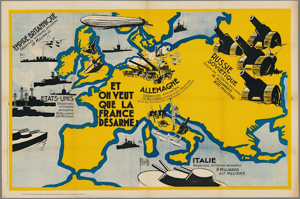 Et On Veut Que La France Desarme And They Want France Disarmed 1932