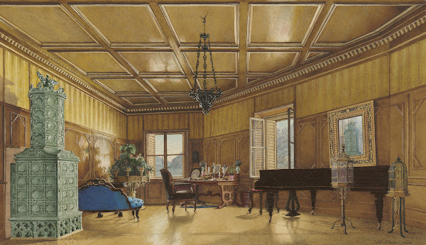 The Music Room of Archduchess Margarete Princess of Saxony in Schloss Ambras 187