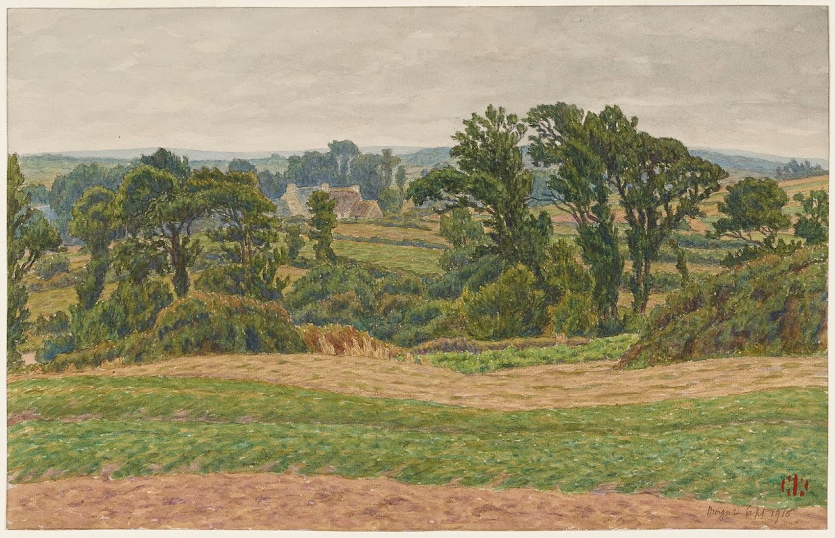 Après le crachin  Morgat 1916