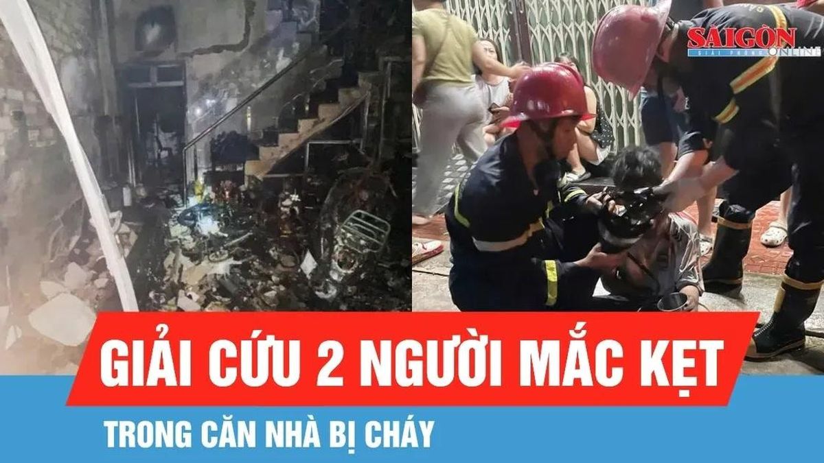 Giải cứu 2 người mắc kẹt trong ngôi nhà bị cháy ở Gia Lai - Báo Sài Gòn Giải Phóng